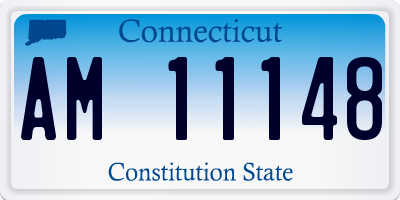 CT license plate AM11148