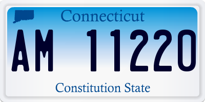 CT license plate AM11220