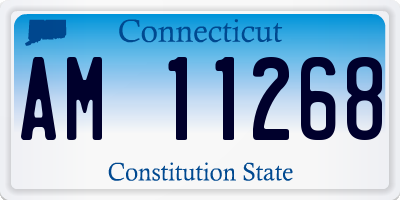 CT license plate AM11268