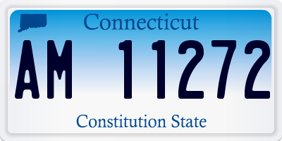 CT license plate AM11272