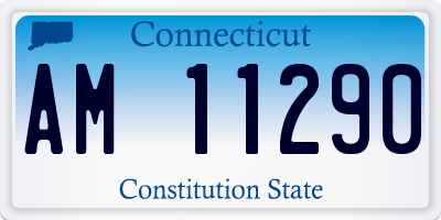 CT license plate AM11290