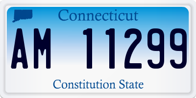 CT license plate AM11299