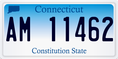 CT license plate AM11462