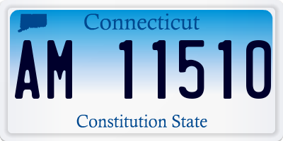 CT license plate AM11510