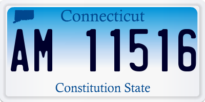 CT license plate AM11516