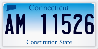 CT license plate AM11526