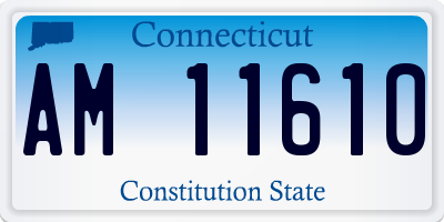 CT license plate AM11610