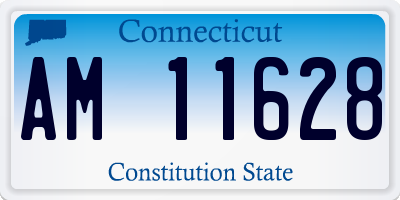 CT license plate AM11628