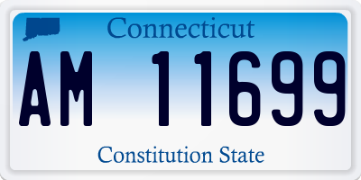 CT license plate AM11699