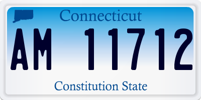 CT license plate AM11712