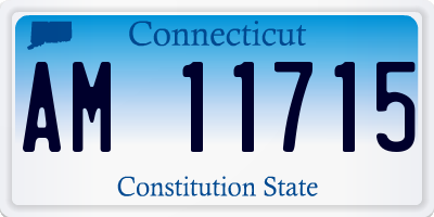 CT license plate AM11715
