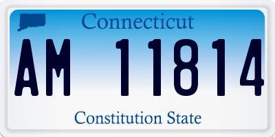 CT license plate AM11814