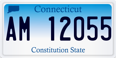 CT license plate AM12055