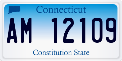 CT license plate AM12109