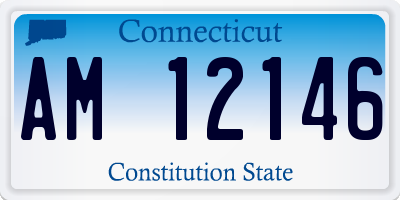 CT license plate AM12146