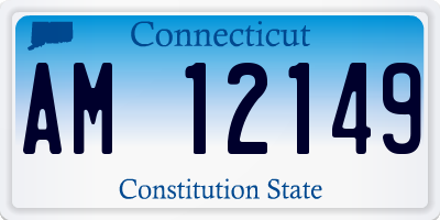CT license plate AM12149