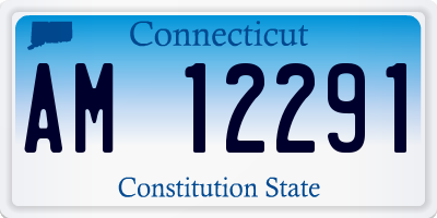 CT license plate AM12291