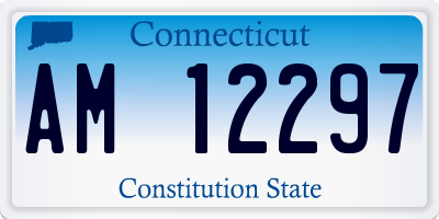 CT license plate AM12297