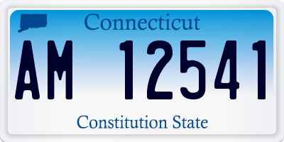 CT license plate AM12541