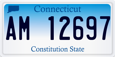 CT license plate AM12697