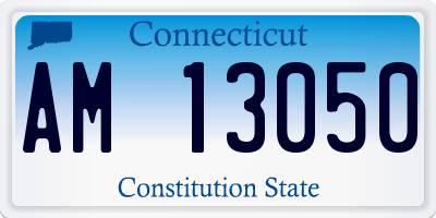 CT license plate AM13050
