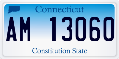 CT license plate AM13060