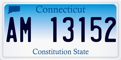 CT license plate AM13152
