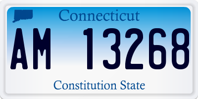 CT license plate AM13268