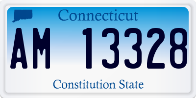 CT license plate AM13328