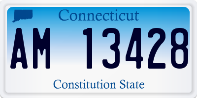 CT license plate AM13428