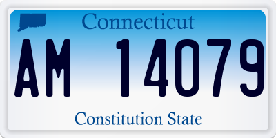 CT license plate AM14079