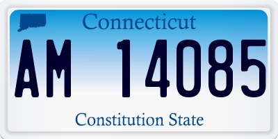CT license plate AM14085