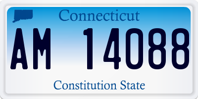 CT license plate AM14088