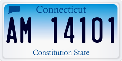 CT license plate AM14101