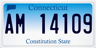 CT license plate AM14109