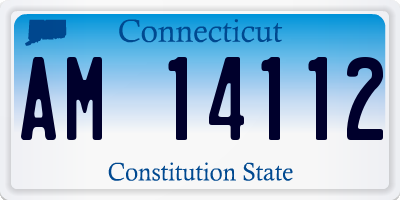 CT license plate AM14112