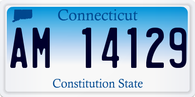 CT license plate AM14129