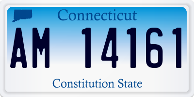 CT license plate AM14161