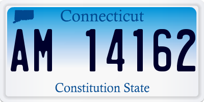 CT license plate AM14162