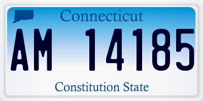 CT license plate AM14185