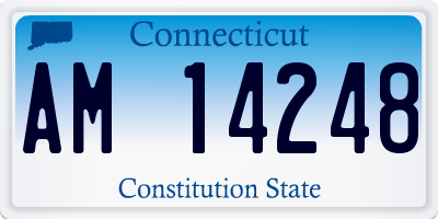 CT license plate AM14248