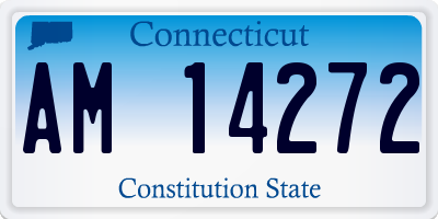 CT license plate AM14272
