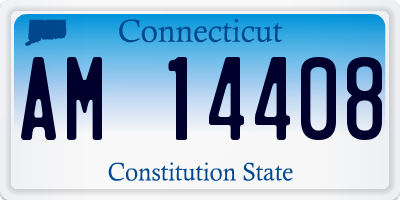 CT license plate AM14408
