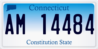 CT license plate AM14484