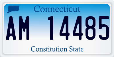 CT license plate AM14485