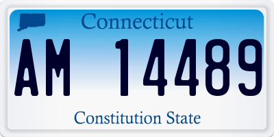 CT license plate AM14489