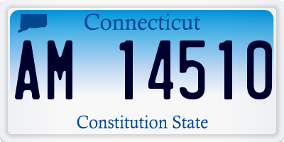 CT license plate AM14510