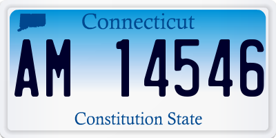 CT license plate AM14546