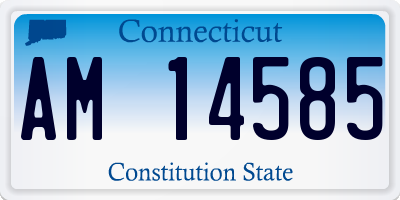 CT license plate AM14585