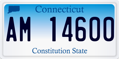 CT license plate AM14600